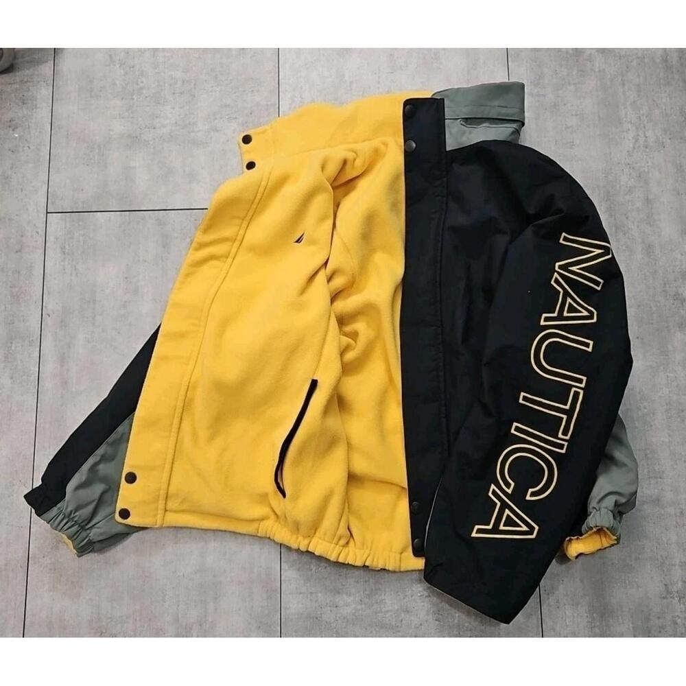 Nautica‎ Reversible Fleece Lined Sailing Bomber Jacket Mens XXL